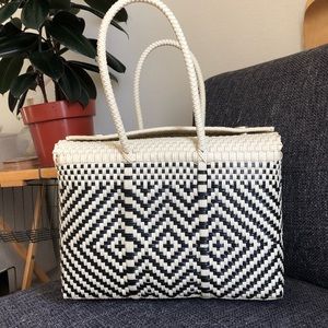 Handwoven Chevron Purse